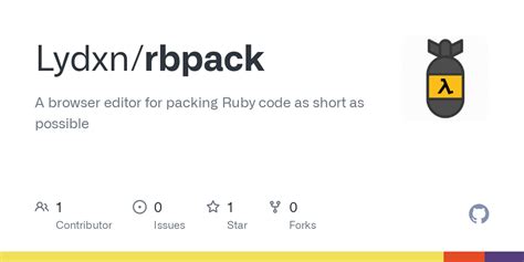 rbpack extract|GitHub .